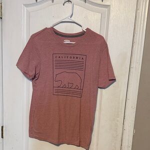 Old Navy California Bear Graphic Tee - Maroon